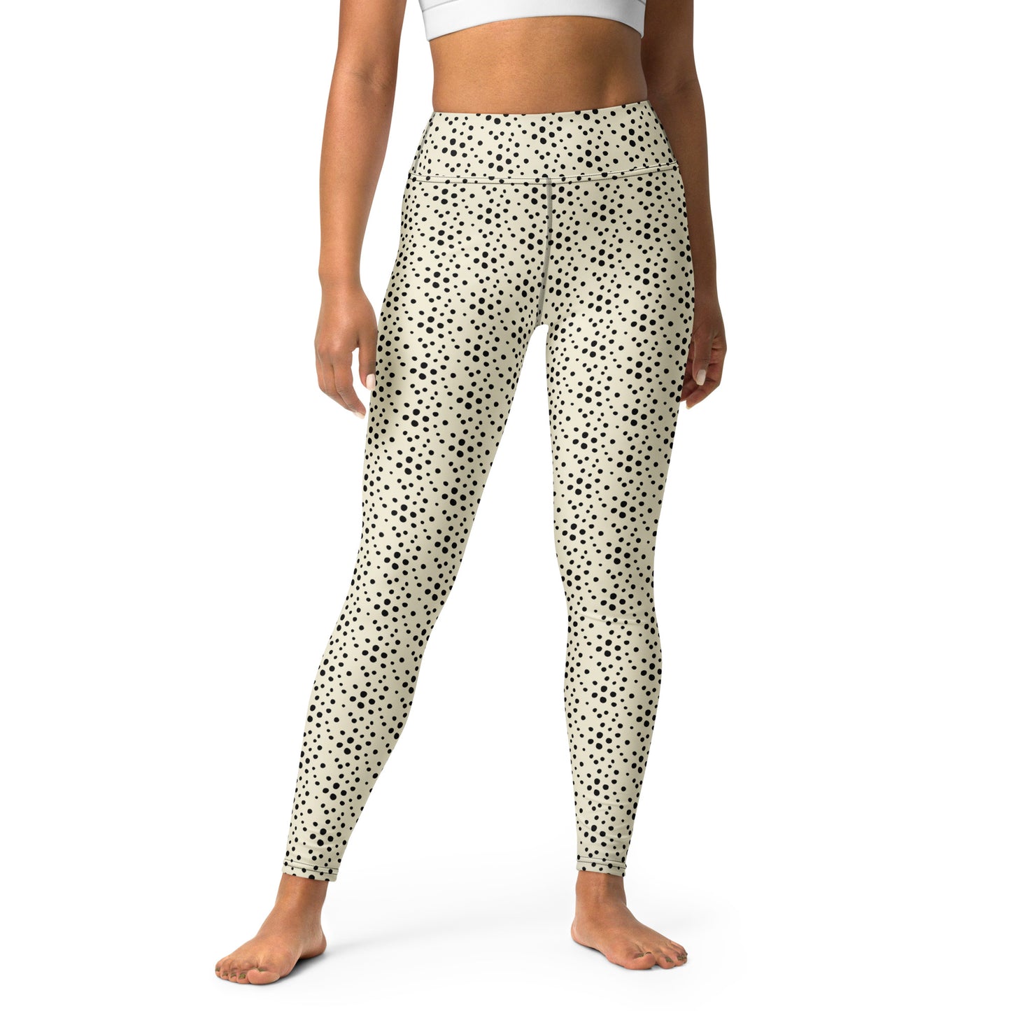 Miracles Yoga Leggings - Champagne