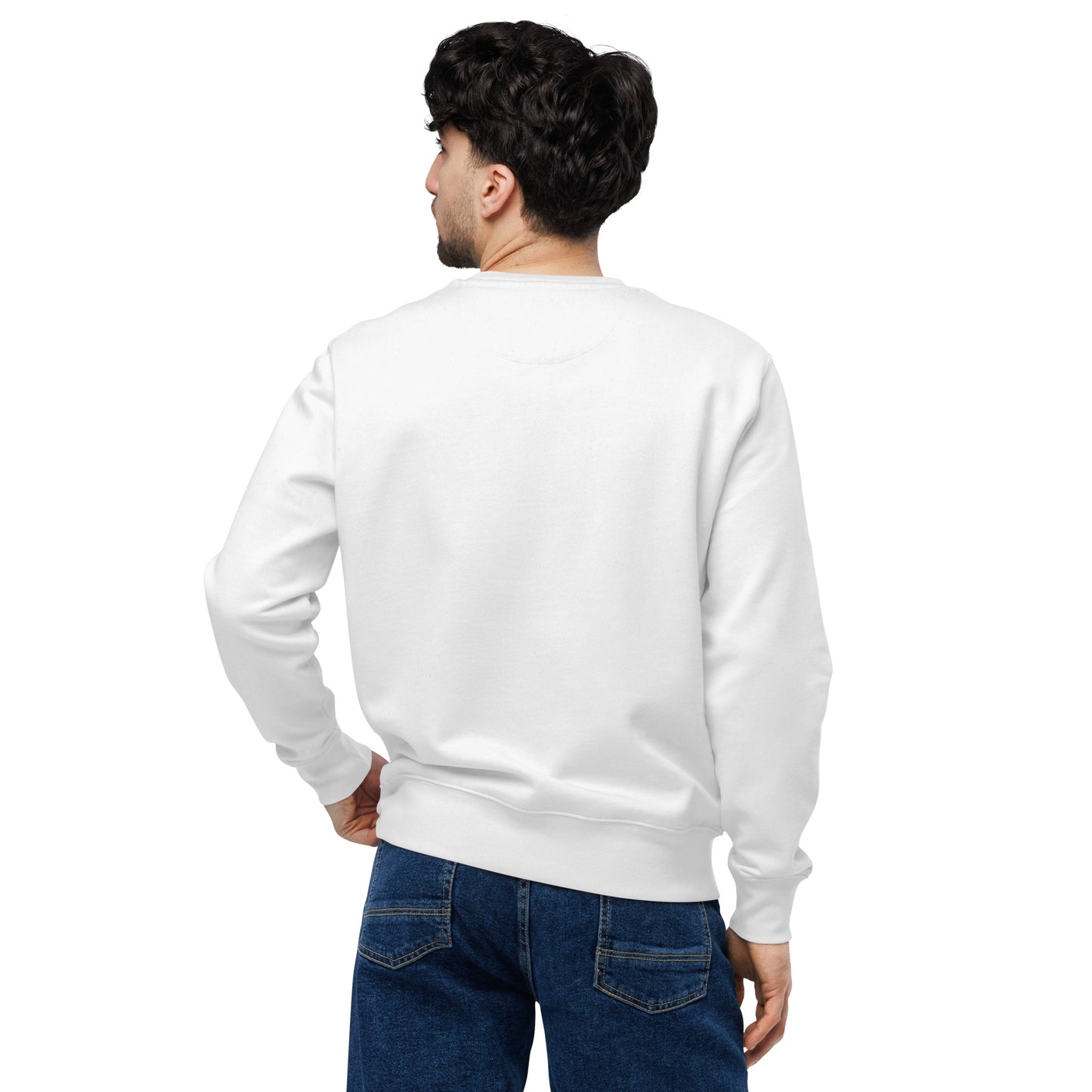 Sweatshirt Yoga Love - White / Orange