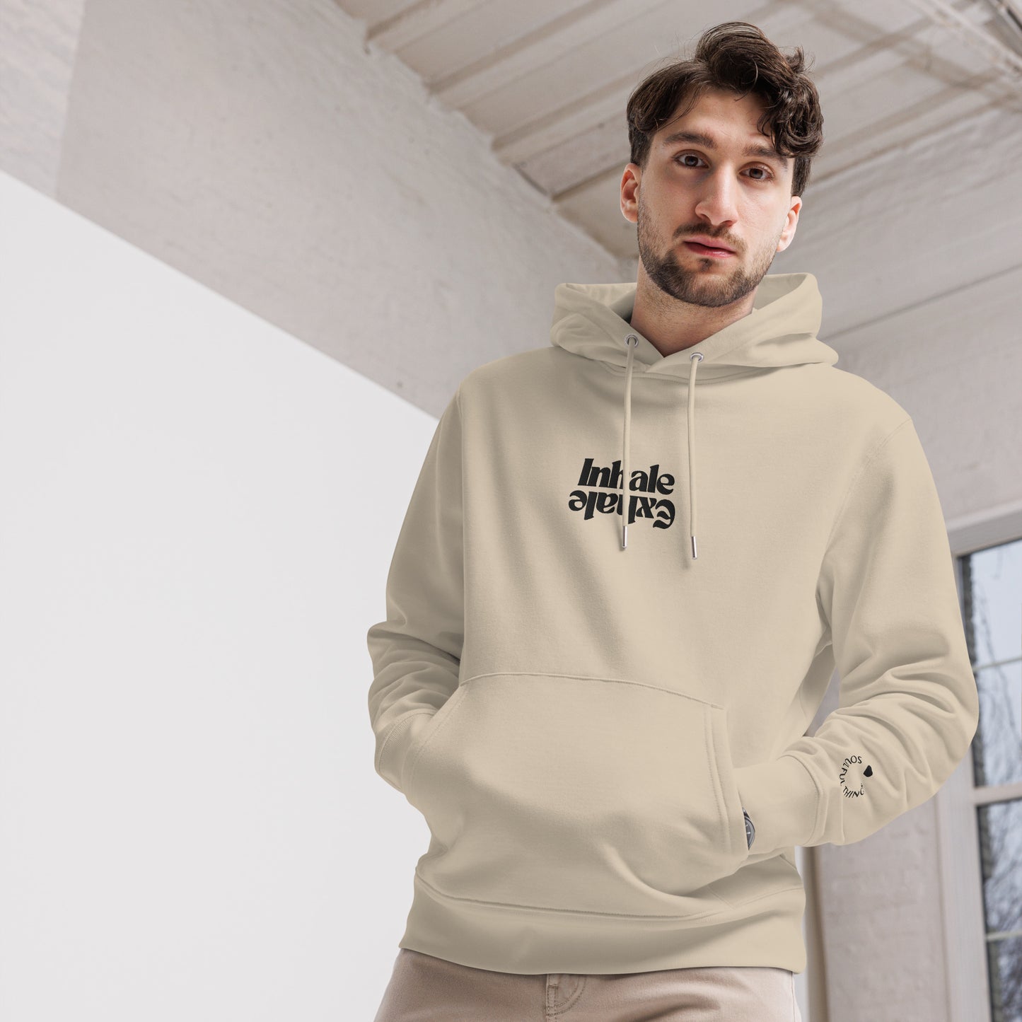 Hoodie Inhale Exhale - Desert Dust