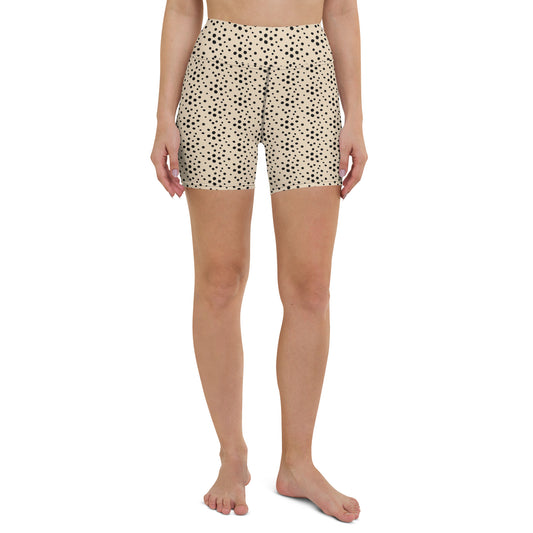 Miracles Yoga Shorts - Champagne