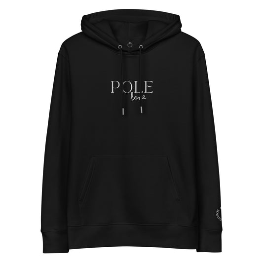 Hoodie Pole Love - Black / White